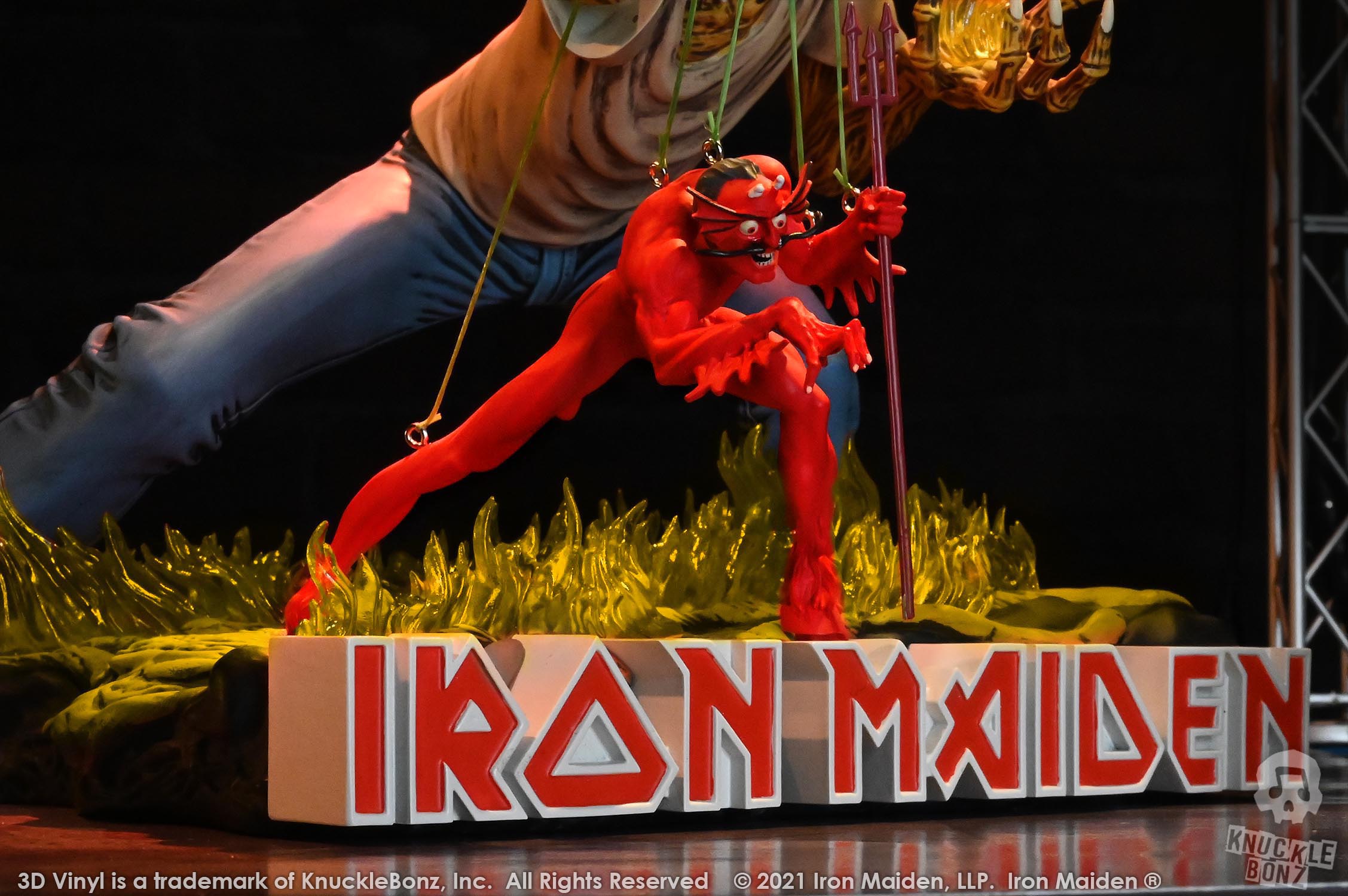Iron Maiden Number of the Beast KnuckleBonz Statue